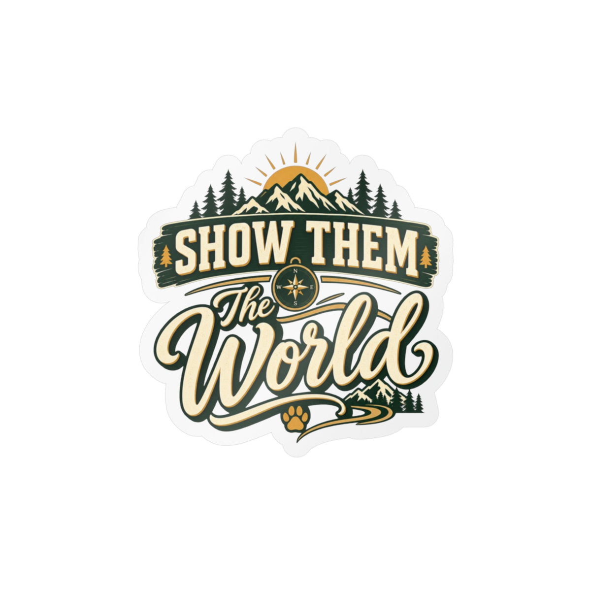 Show Them The World Decal
