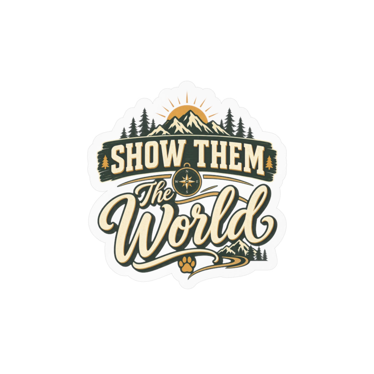 Show Them The World Decal