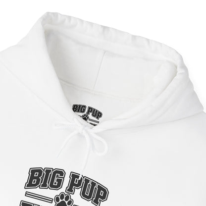 Big Pup Energy Hoodie, Show Them The World Sleeve Print Dog Hooded Sweatshirt, Outdoor Adventure Pup Pullover, Cozy Hiking Dog Lover Jumper