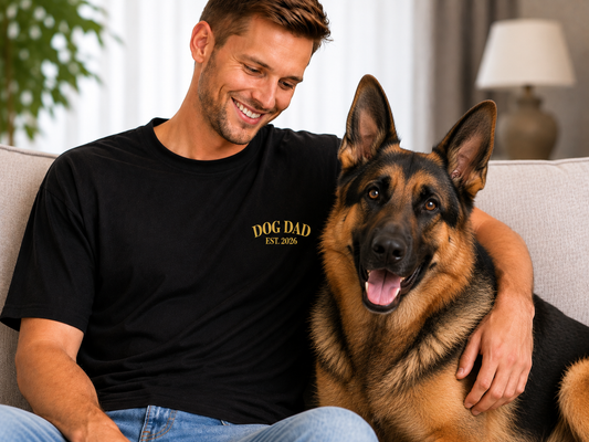 Comfort Colors Custom Dog Dad Shirt