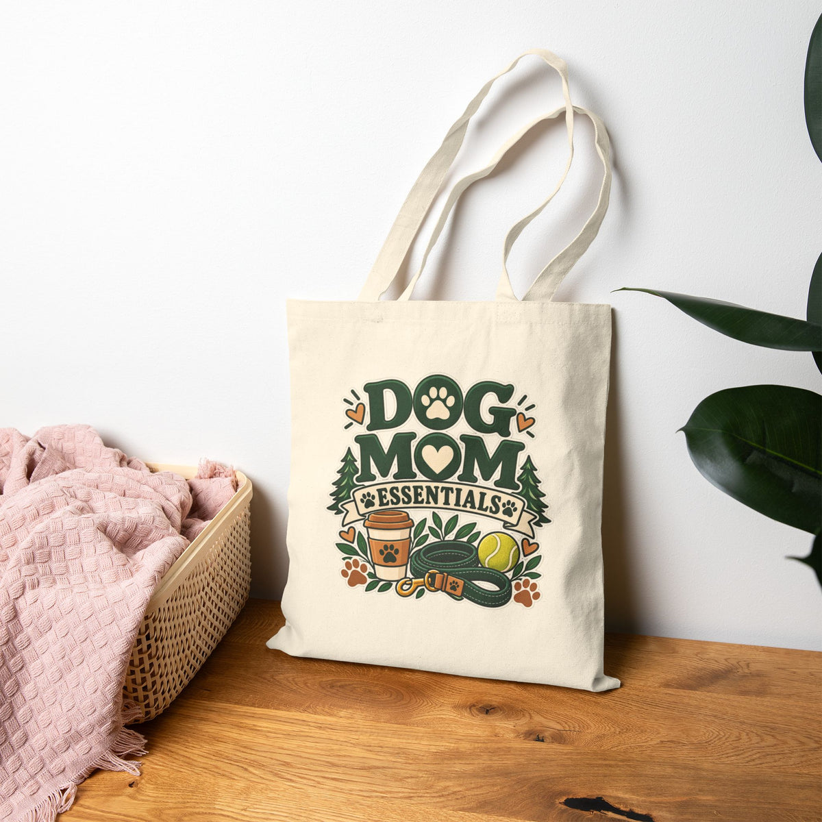 Dog Mom Essentials Tote Bag