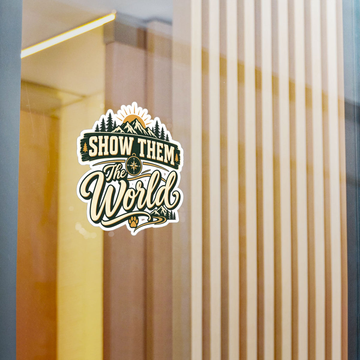 Show Them The World Decal