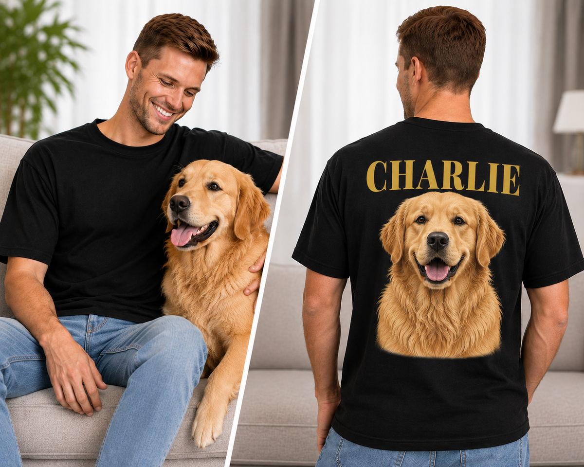 Comfort Colors Custom Dog Dad Shirt