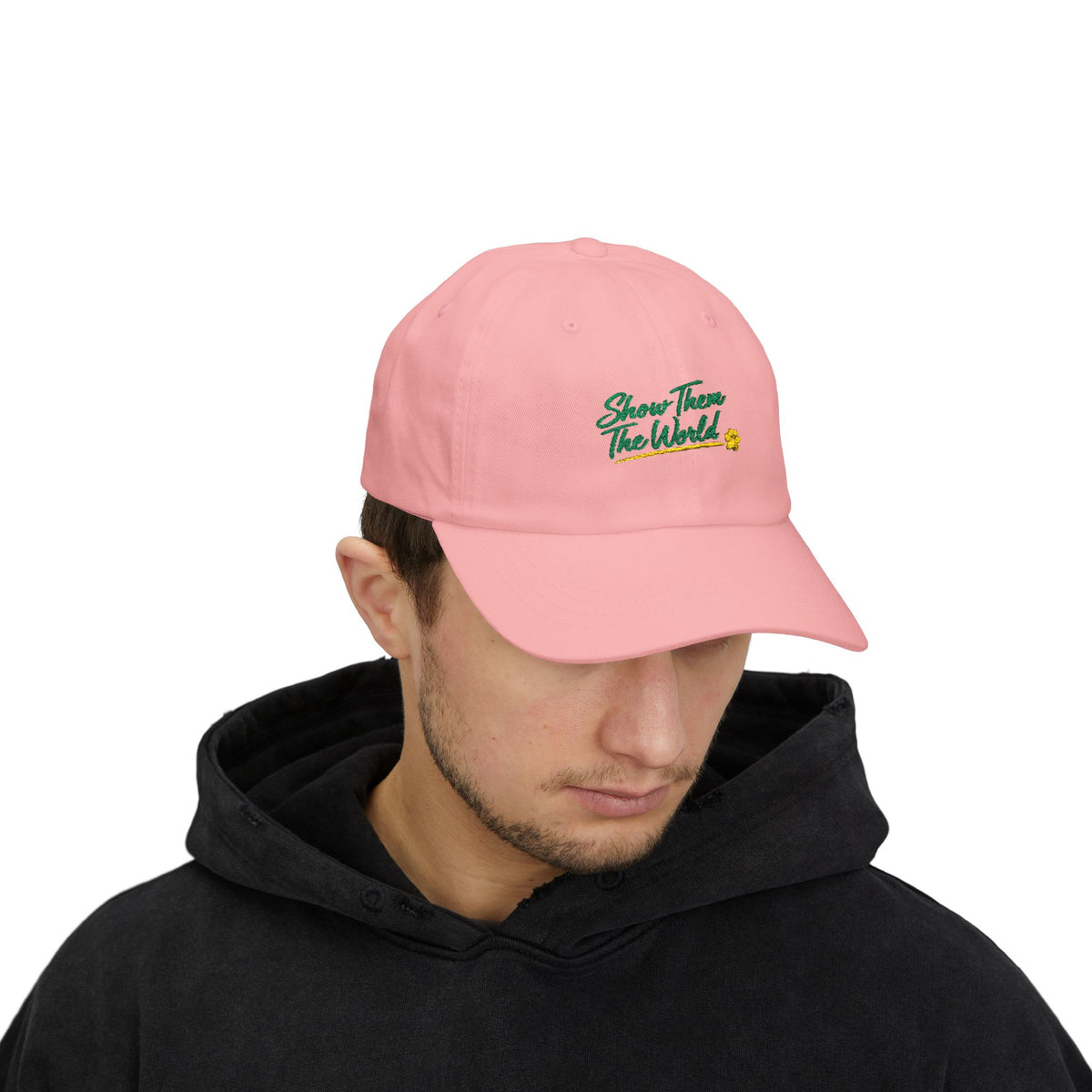 Show Them The World Embroidered Hat