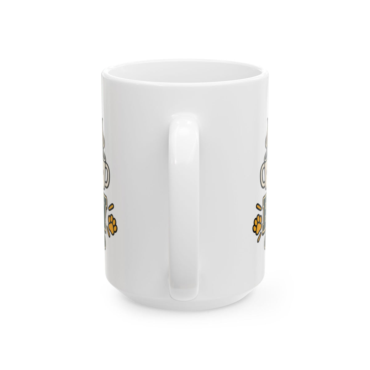 Running on Coffee and Big Pup Energy Ceramic Mug, (11oz, 15oz)