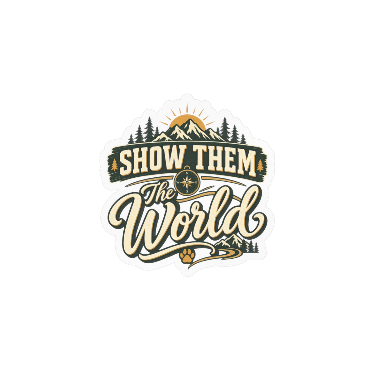 Show Them The World Decal