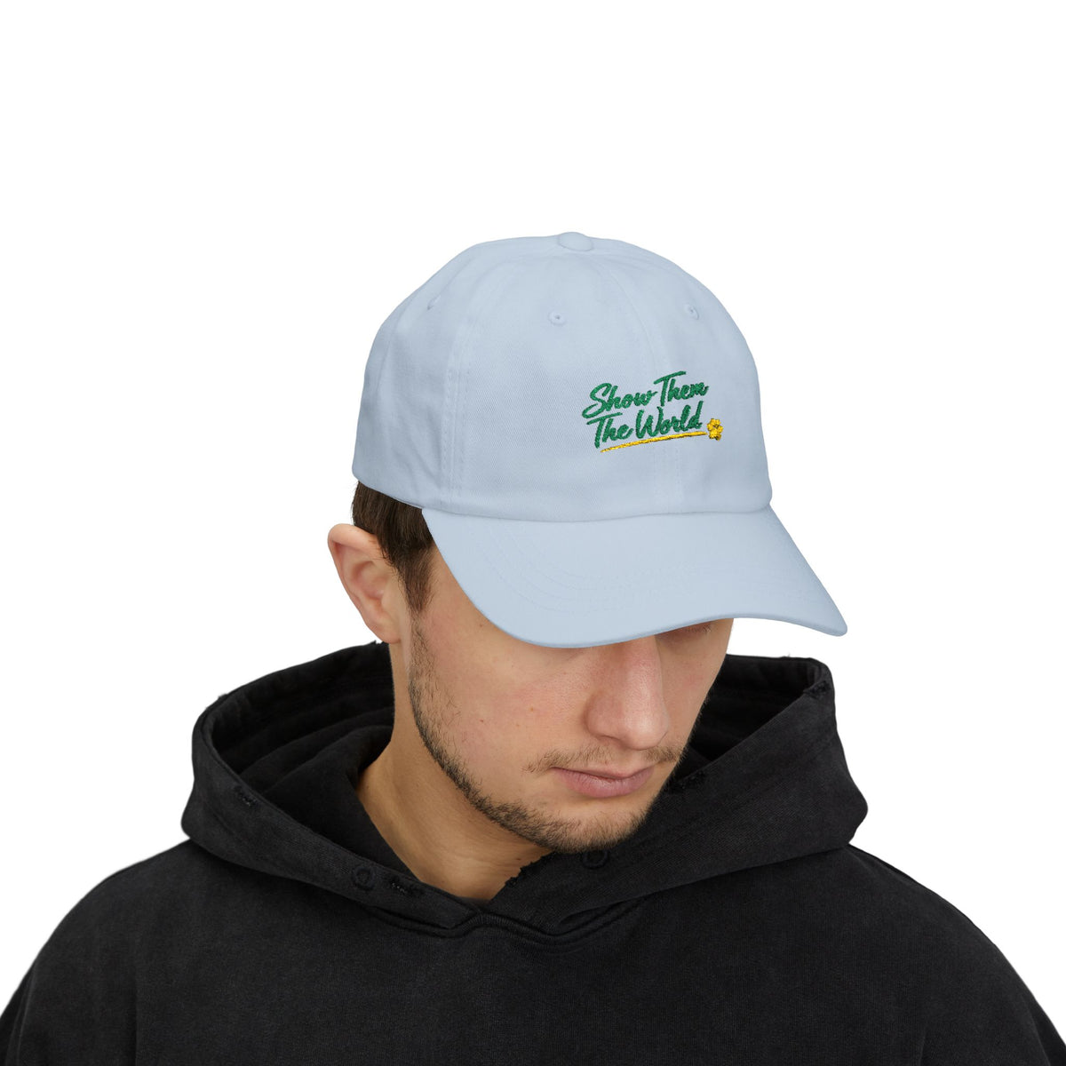 Show Them The World Embroidered Hat