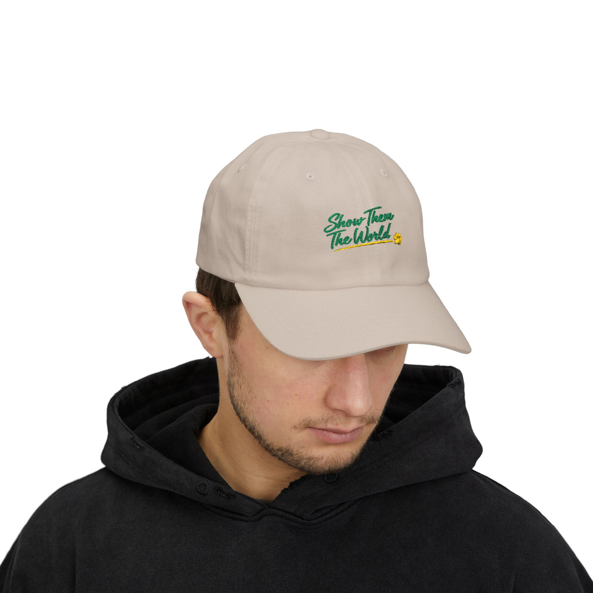 Show Them The World Embroidered Hat