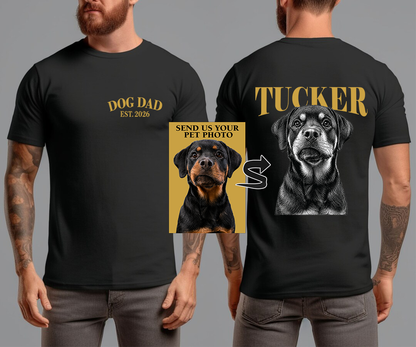Comfort Colors Custom Dog Dad Shirt