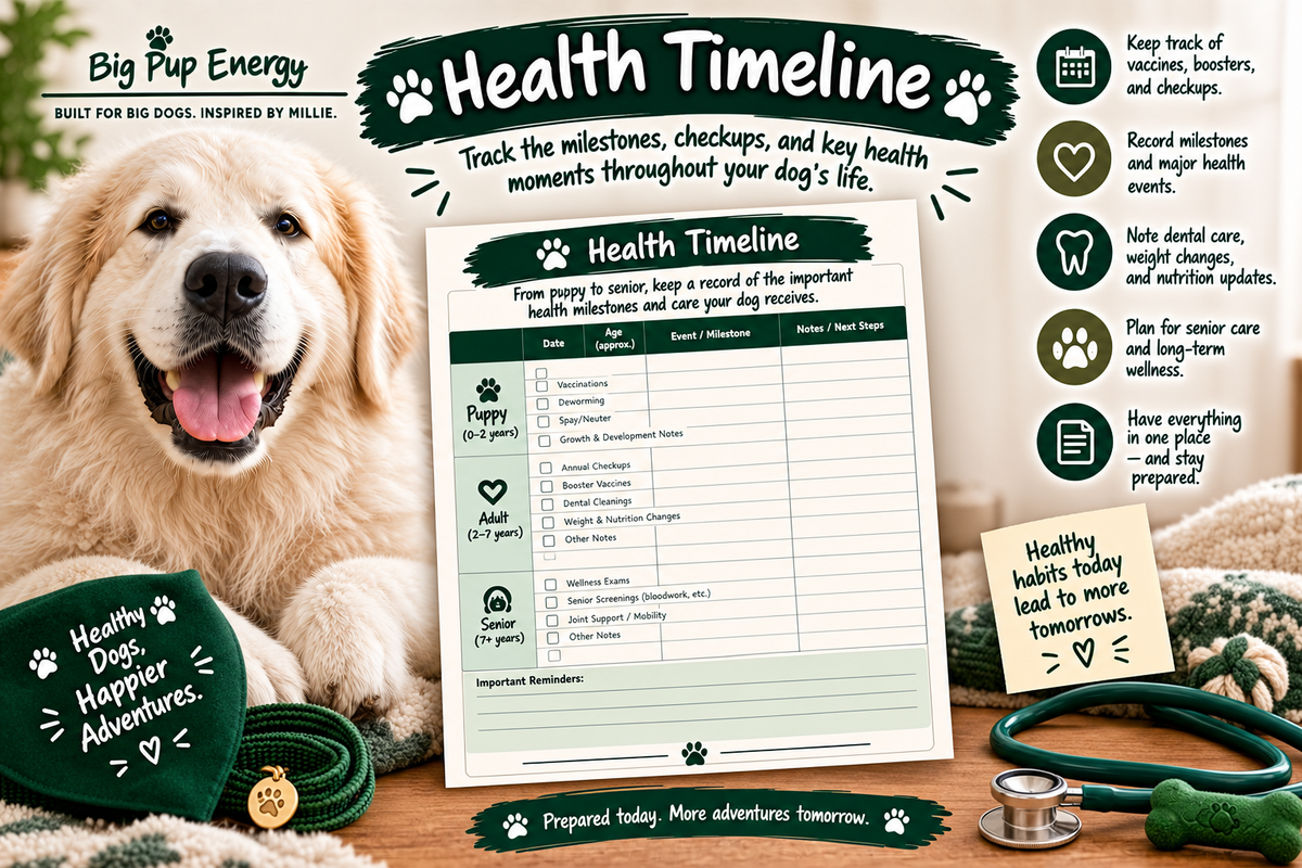 Big Dog Sitter & Emergency Kit