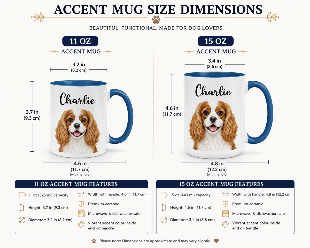 Running on Coffee and Big Pup Energy Ceramic Mug, (11oz, 15oz)
