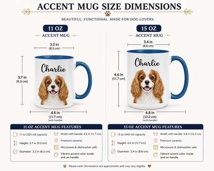 Running on Coffee and Big Pup Energy Ceramic Mug, (11oz, 15oz)
