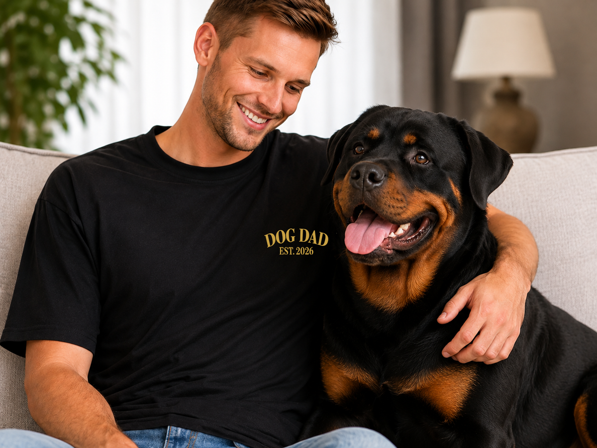 Comfort Colors Custom Dog Dad Shirt