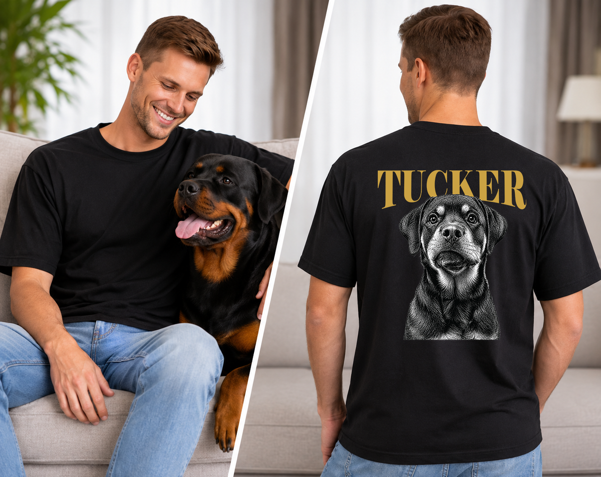 Comfort Colors Custom Dog Dad Shirt