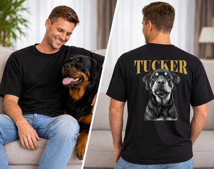 Comfort Colors Custom Dog Dad Shirt