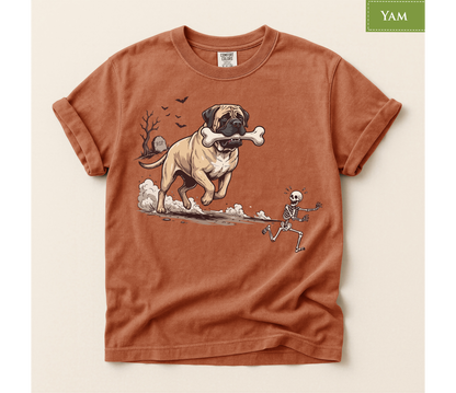 skeleton tshirt, spooky dog lover tee, mastiff skeleton tee, English mastiff gift, funny dog lover gift, mastiff lover tshirt, funny dog Halloween, spooky big dog, funny skeleton shirt, funny Halloween tee, Halloween shirt, Halloween tee, trending shirt