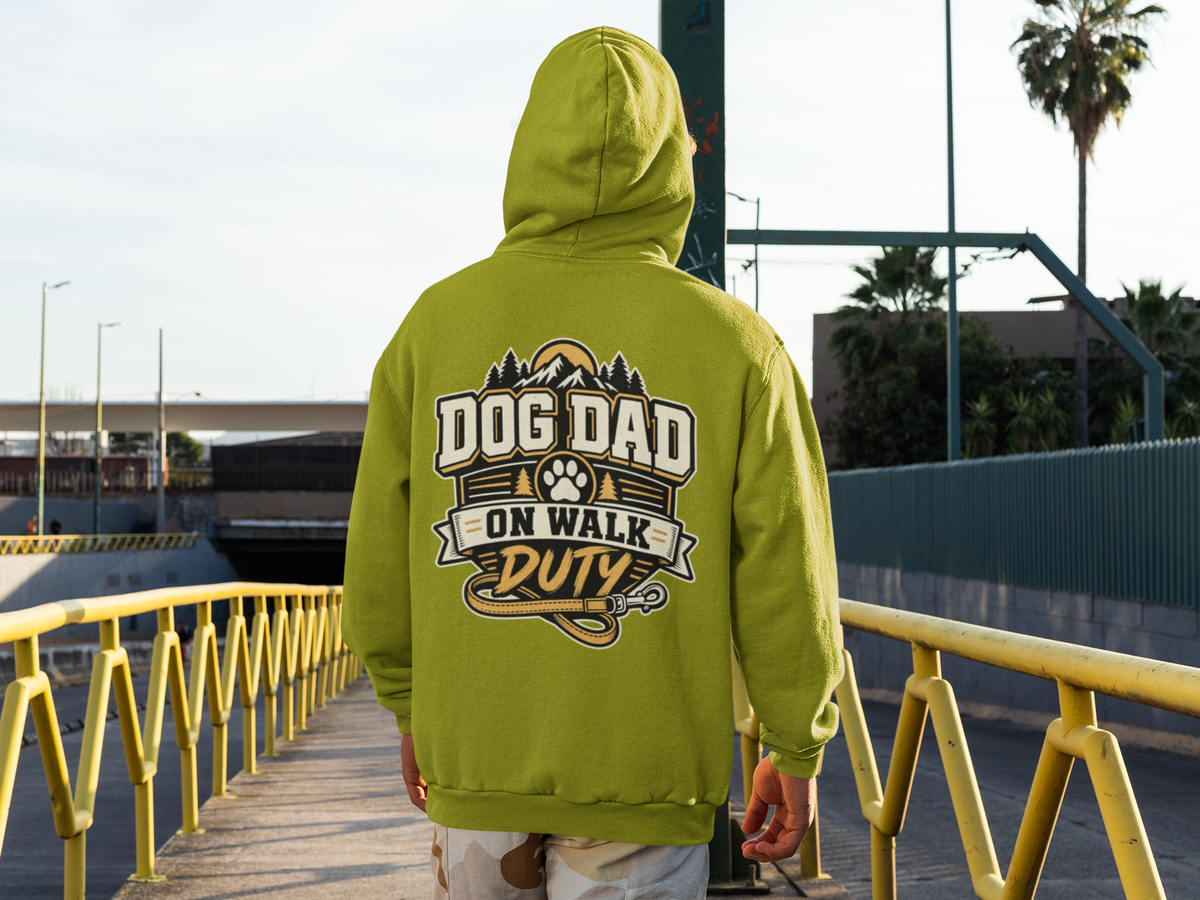 Dog Dad On Walk Duty Hoodie