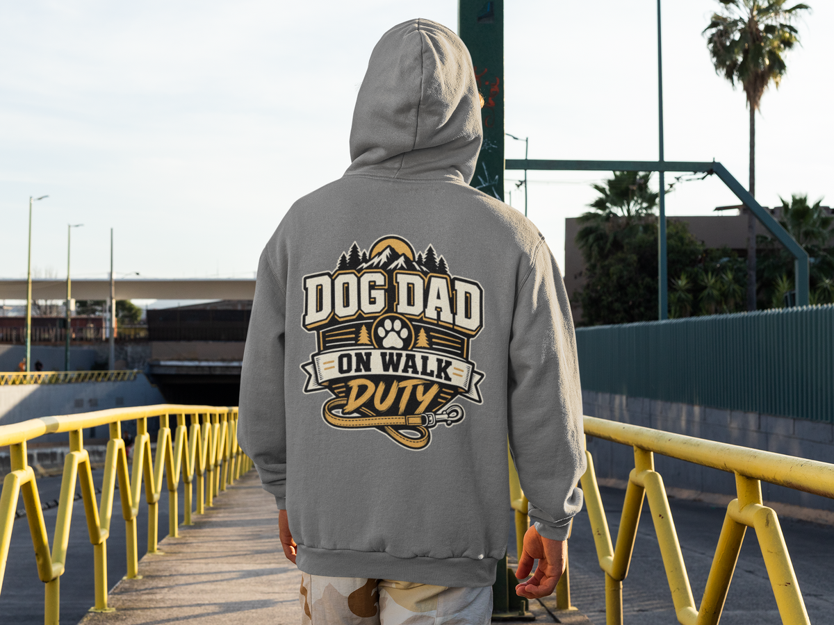 Dog Dad On Walk Duty Hoodie