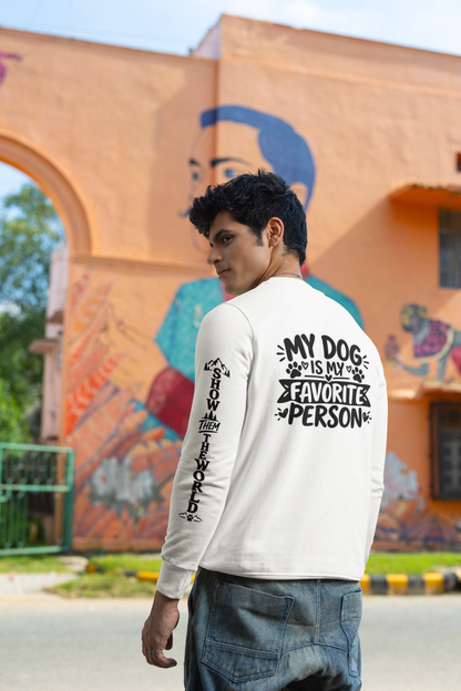 My Dog Is My Favorite Person Sweatshirt, Millie Approved Dog Crewneck