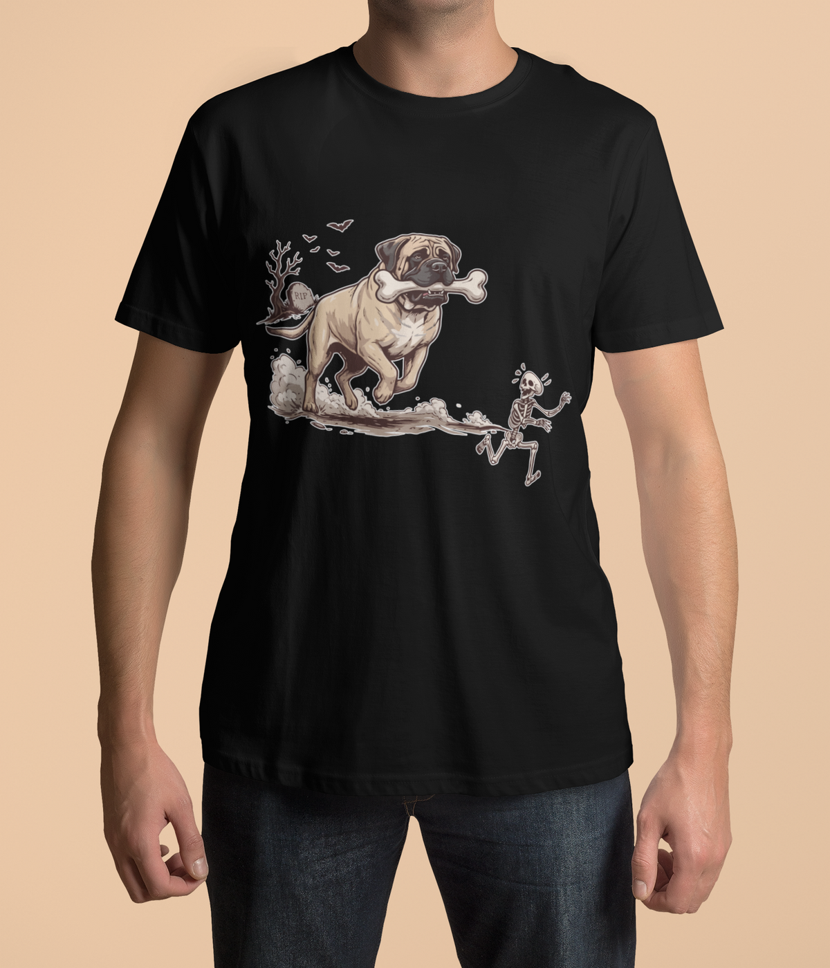 skeleton tshirt, spooky dog lover tee, mastiff skeleton tee, English mastiff gift, funny dog lover gift, mastiff lover tshirt, funny dog Halloween, spooky big dog, funny skeleton shirt, funny Halloween tee, Halloween shirt, Halloween tee, trending shirt