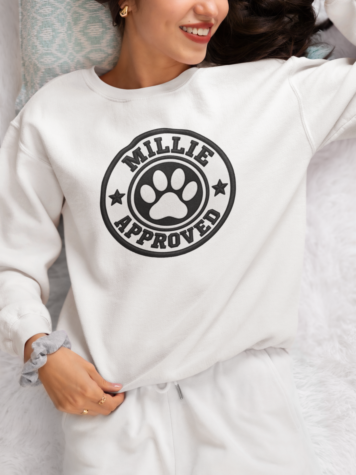 My Dog Is My Favorite Person Sweatshirt, Millie Approved Dog Crewneck