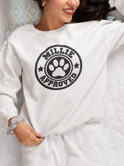 My Dog Is My Favorite Person Sweatshirt, Millie Approved Dog Crewneck