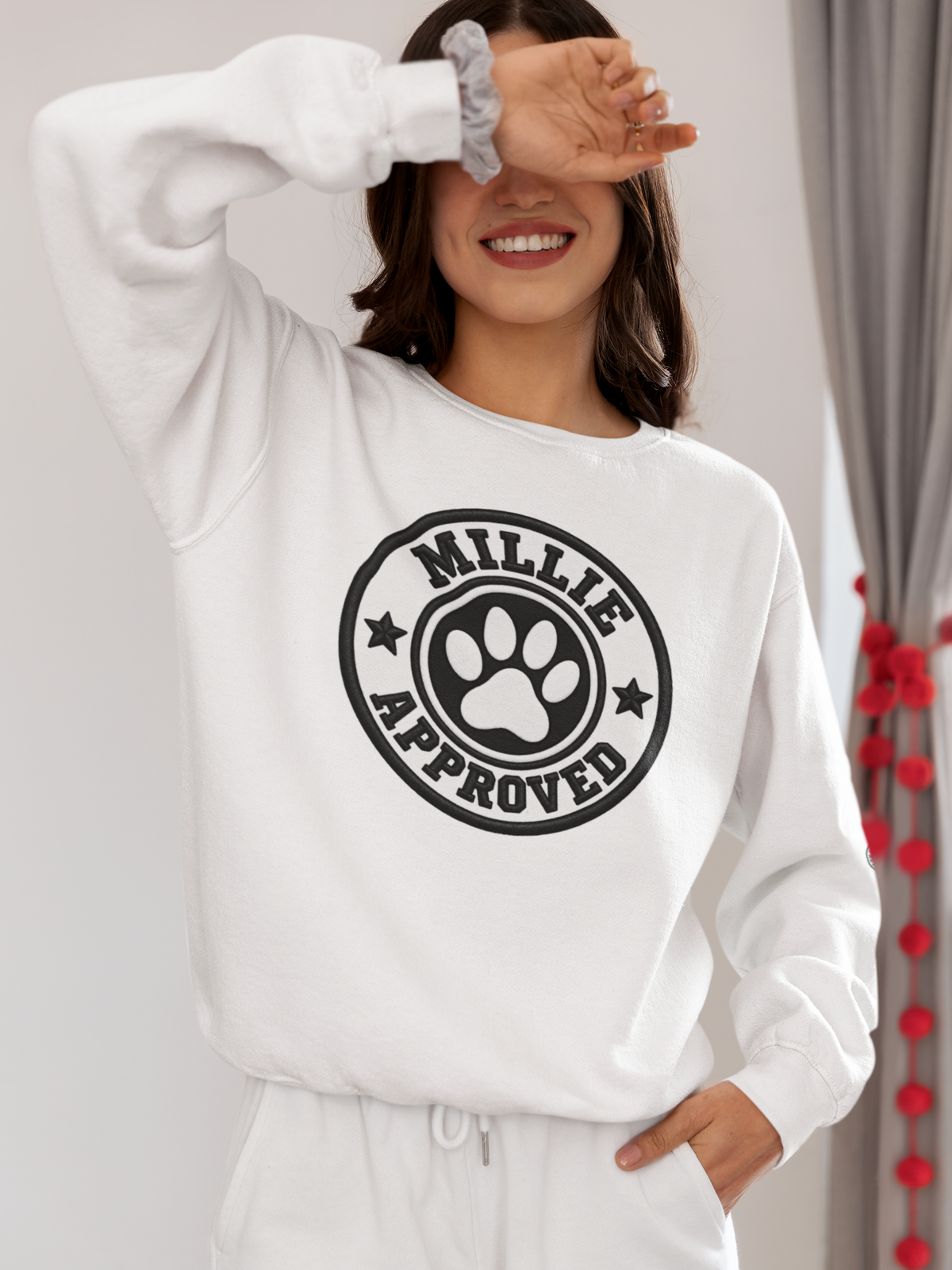 My Dog Is My Favorite Person Sweatshirt, Millie Approved Dog Crewneck