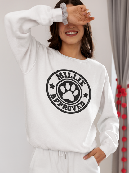 My Dog Is My Favorite Person Sweatshirt, Millie Approved Dog Crewneck