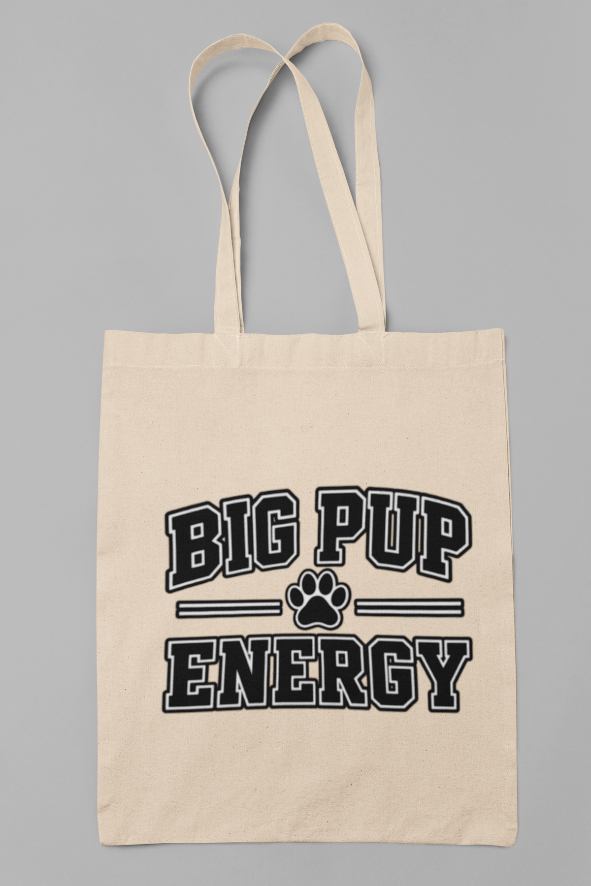 Big Pup Energy Cotton Canvas Tote Bag