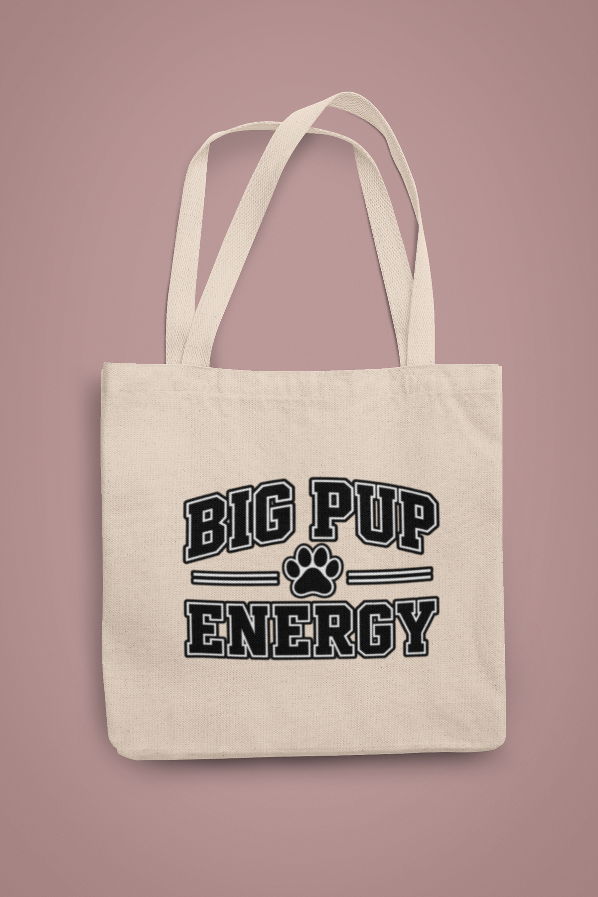 Big Pup Energy Cotton Canvas Tote Bag