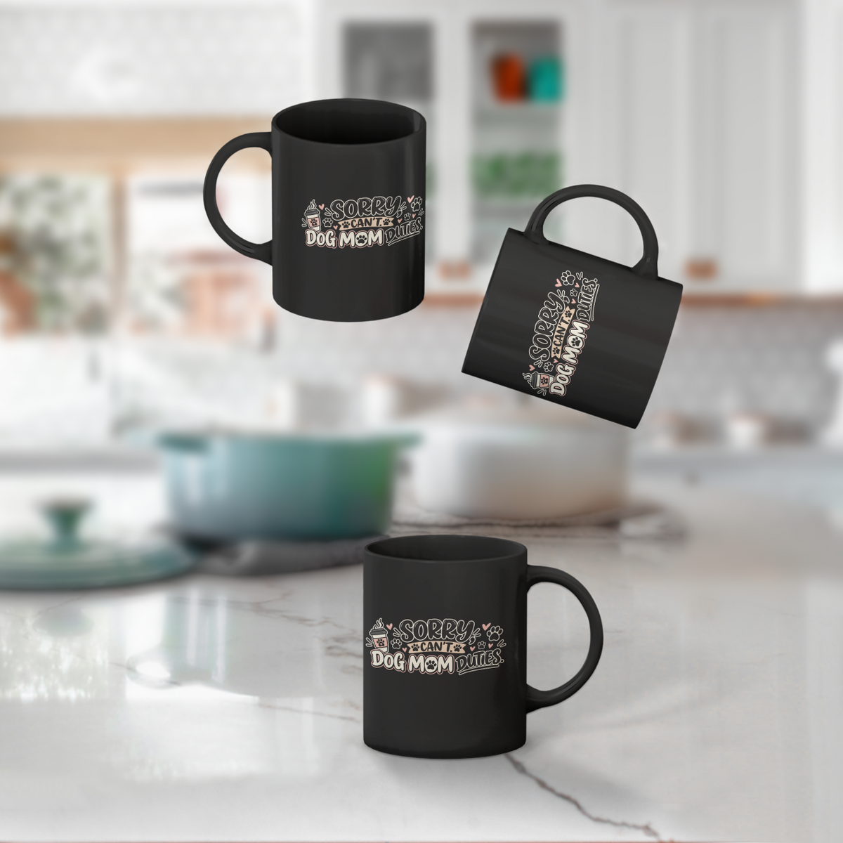 Sorry I Can’t Dog Mom Mug