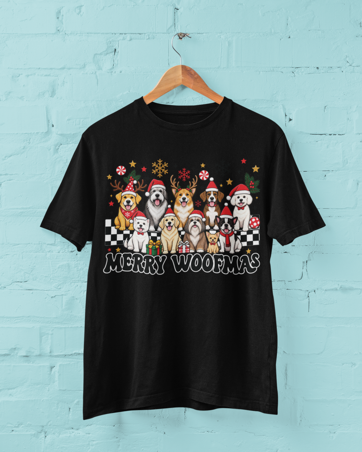 christmas dog shirt, merry woofmas shirt, funny dog christmas, christmas dog lover, holiday dog shirt, cute puppy christmas, dog mom christmas, dog dad christmas, festive dog tee, christmas puppy tee, dog lover gift, christmas pet shirt, holiday dog gift