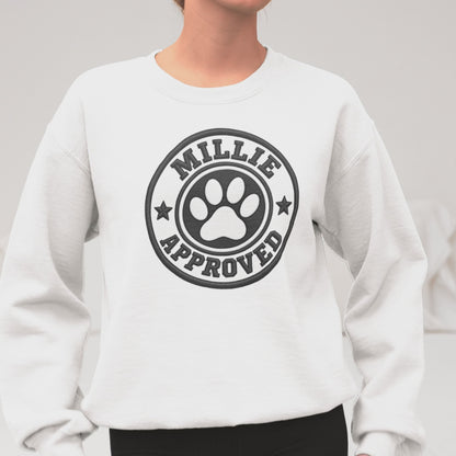 My Dog Is My Favorite Person Sweatshirt, Millie Approved Dog Crewneck