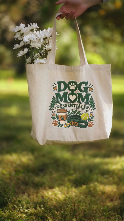 Dog Mom Essentials Tote Bag