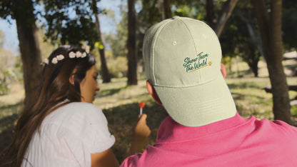 Show Them The World Embroidered Hat