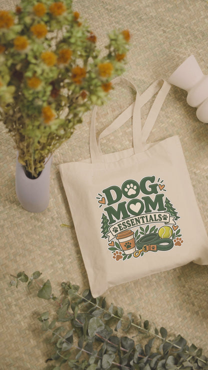 Dog Mom Essentials Tote Bag