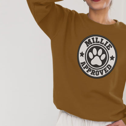 My Dog Is My Favorite Person Sweatshirt, Millie Approved Dog Crewneck