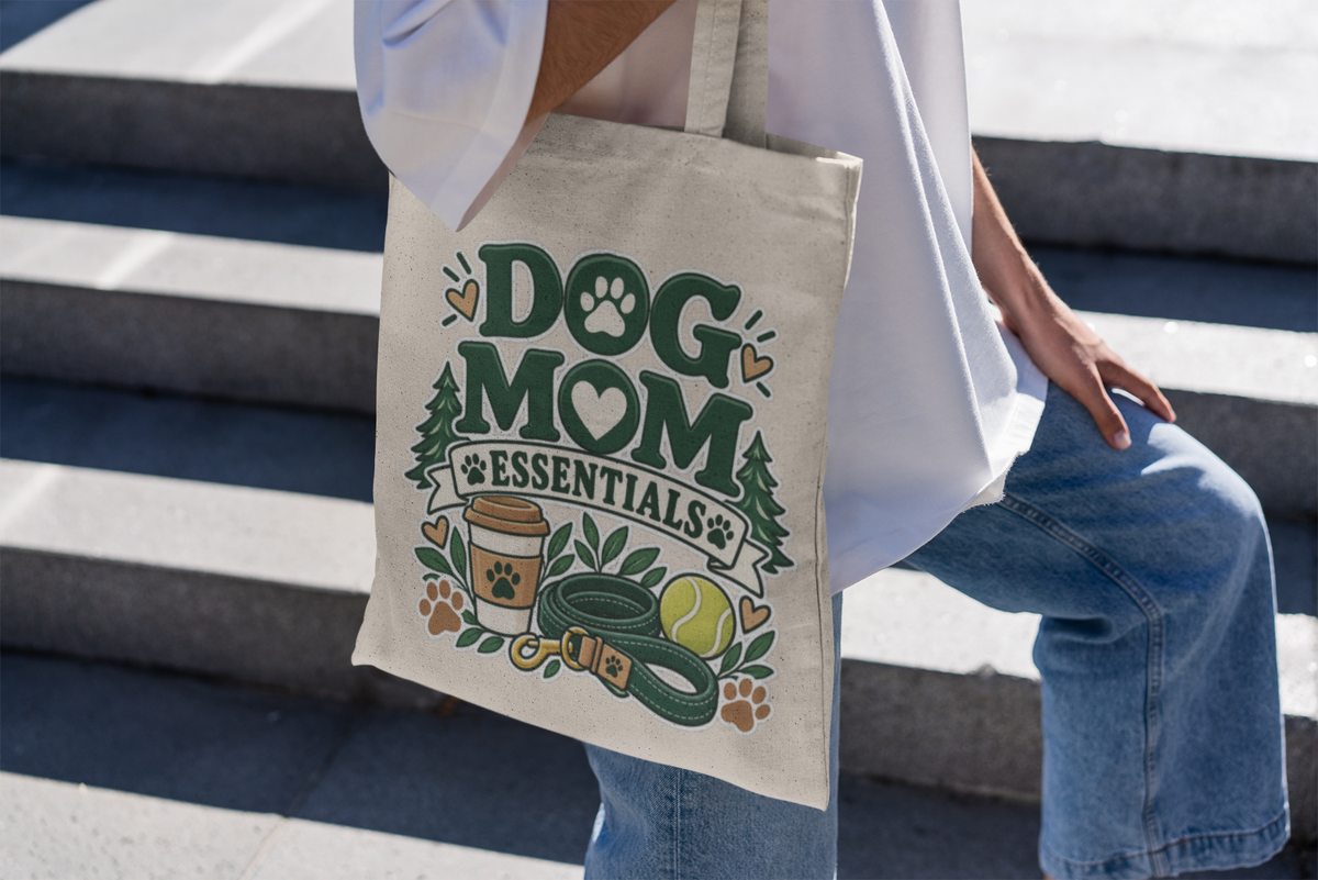 Dog Mom Essentials Tote Bag