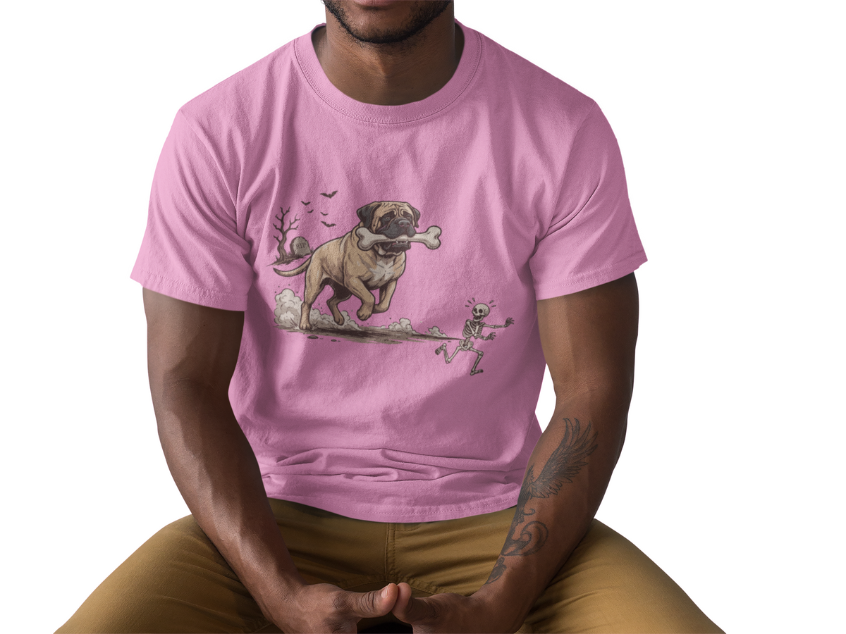 skeleton tshirt, spooky dog lover tee, mastiff skeleton tee, English mastiff gift, funny dog lover gift, mastiff lover tshirt, funny dog Halloween, spooky big dog, funny skeleton shirt, funny Halloween tee, Halloween shirt, Halloween tee, trending shirt